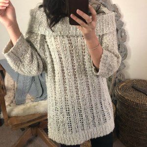 Anthropologie Cozy Cowl Knit Top